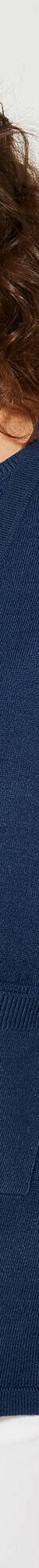 Gilet porter ouvert, maille toucher doux (marine) Gilet porter ouvert, maille toucher doux (marine)